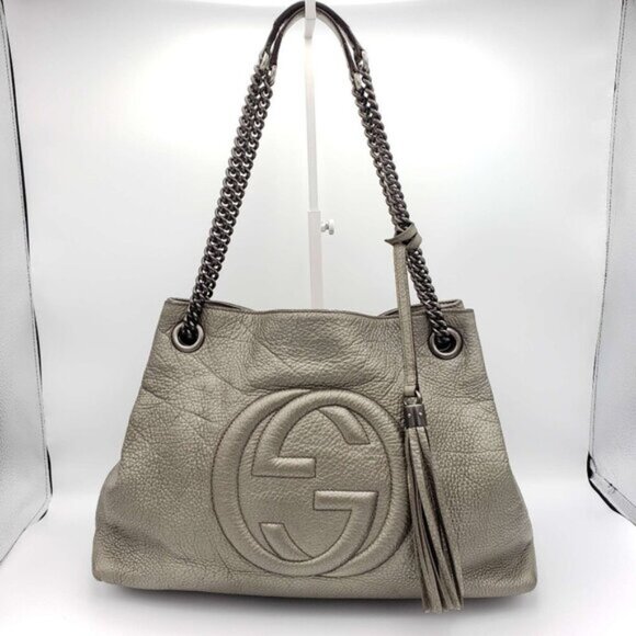 Gucci GG Soho on Chain Medium Shoulder Bag 550-082525 - Picture 1 of 16